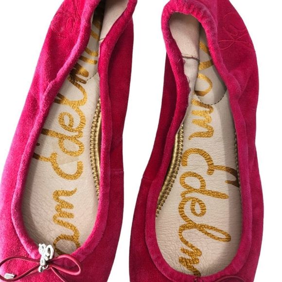 Sam Edelman Felicia Flat in Pink Suede Sz 6M. - Picture 5 of 13